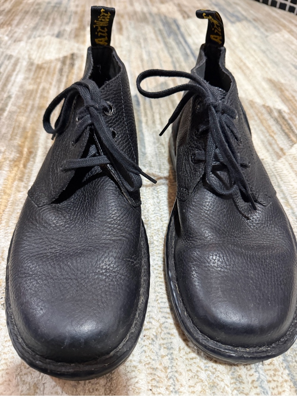 Dr. Martens Black Leather Chukka Boots